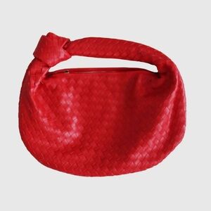 818 Charlie Woven Large Knot Handbag